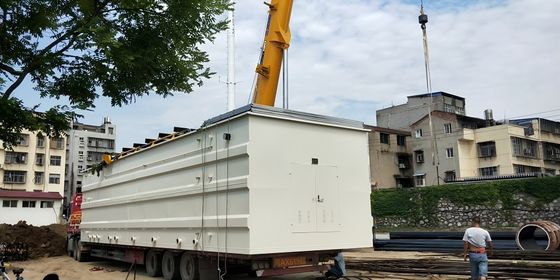 Buy 3000L/H Bubble Technology Water Treatment Equipment Integrated Sewage Treatment Plant online manufacture