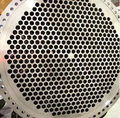 Mua Tùy chỉnh đường kính lớn thép không gỉ SS 304 / 304L ống tấm Flanges trao đổi nhiệt online manufacture