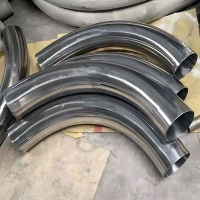 Buen precio Tubo y accesorios de titanio de grado 9 Prefabricados de 63 cm Accesorios forjados de titanio en línea