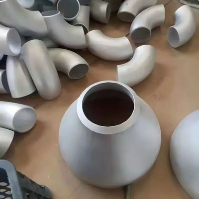 Harga yang bagus Fittings pipa nikel yang disikat industri N08810 N08811 Fittings baja nikel prefabrikasi on line